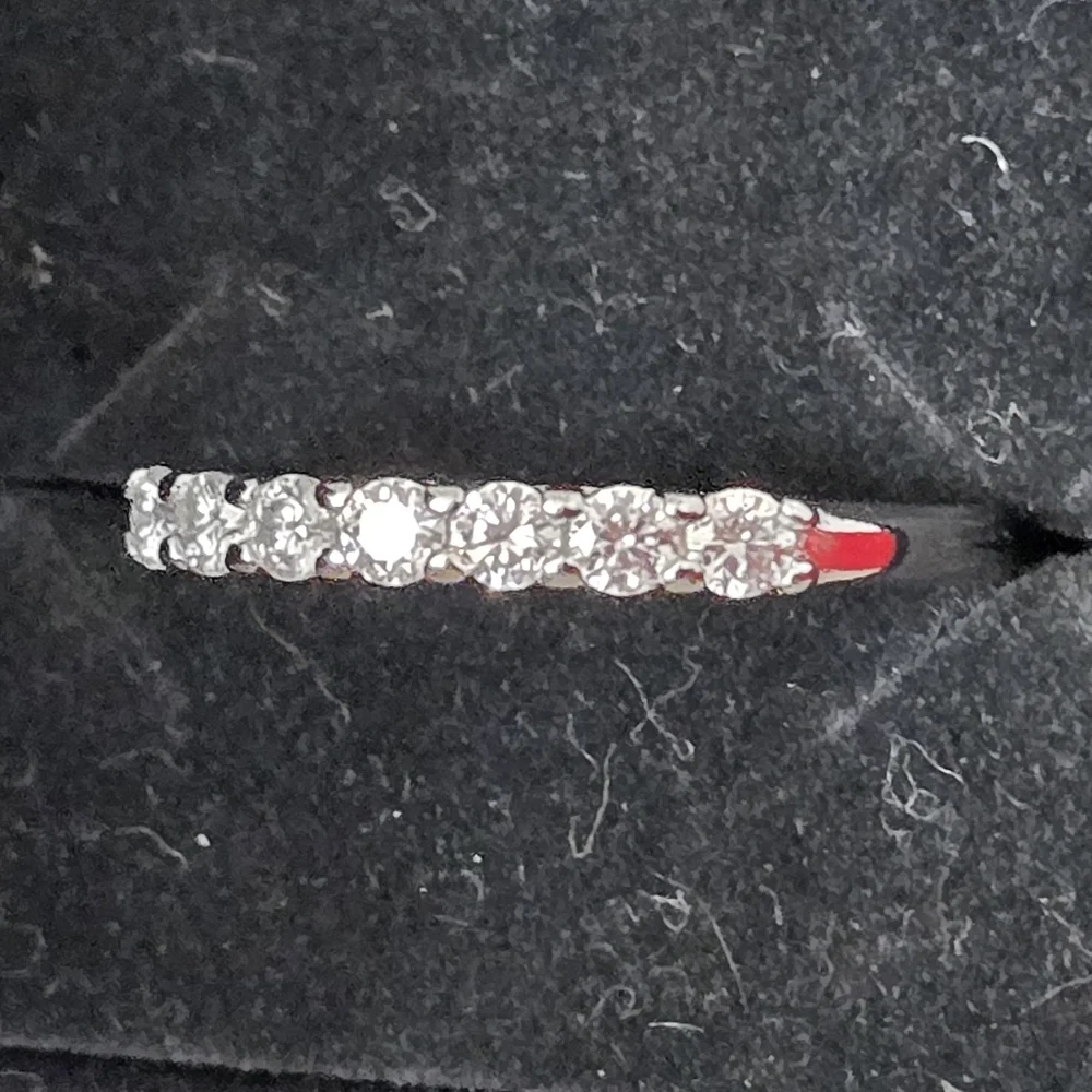 .44ct Moissanite Band Ring $399 Retail